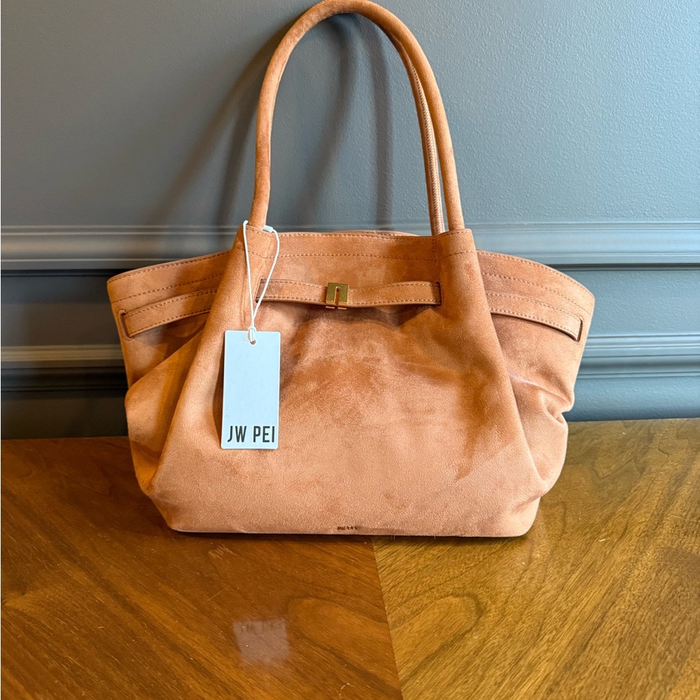 JW PEI Women's Hana Medium Faux Suede Tote Bag